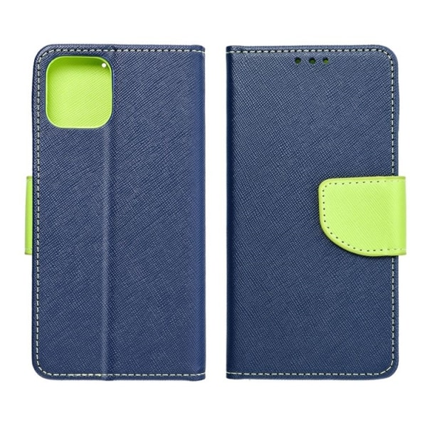 Xiaomi Redmi Note 12 4G Wallet Case Fancy - Marineblå
