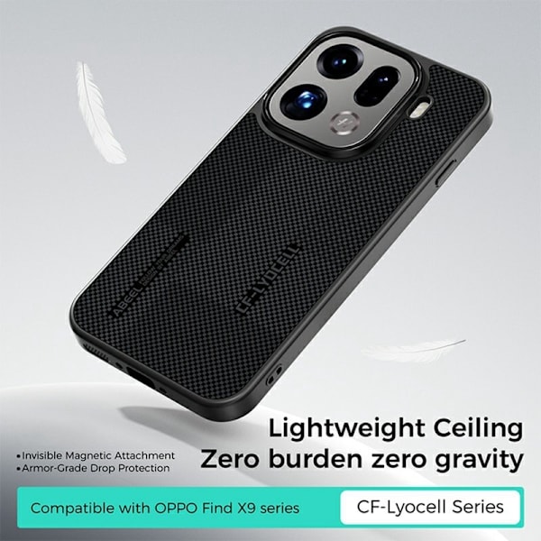 ABEEL Mobilskal till Oppo Find X9 Pro 5G Microfiber + PC - Pattern No.3