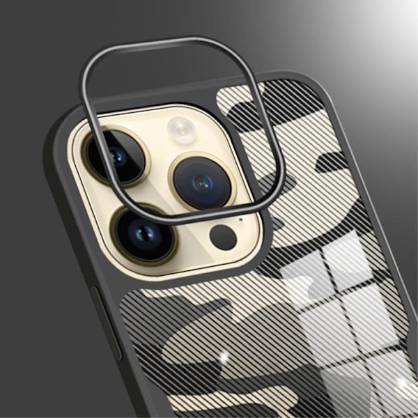 Rzants iPhone 14 Pro Skal Camouflage - Svart