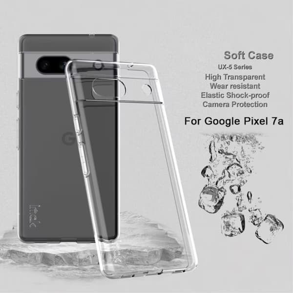 Imak Google Pixel 7A -kuori UX-10-sarja - läpinäkyvä Transparent