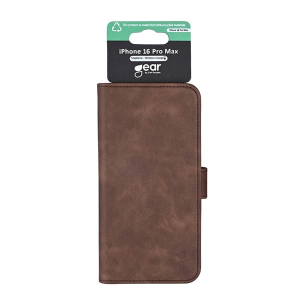 GEAR iPhone 16 Pro Max Pung Etui MagSafe - Brun Brun