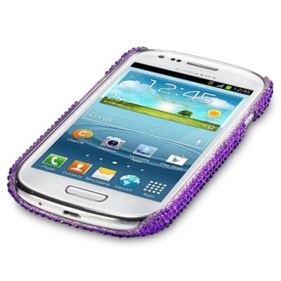 Bling Bling Cover til Samsung Galaxy S3 mini i8190  (Lilla) Lila