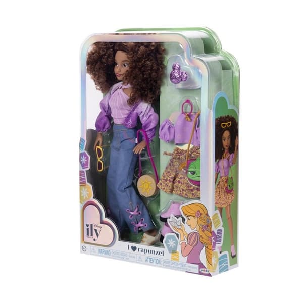 DISNEY Doll Ily 4ever 11in Modedukke Deluxe Jeg elsker Rapunzel