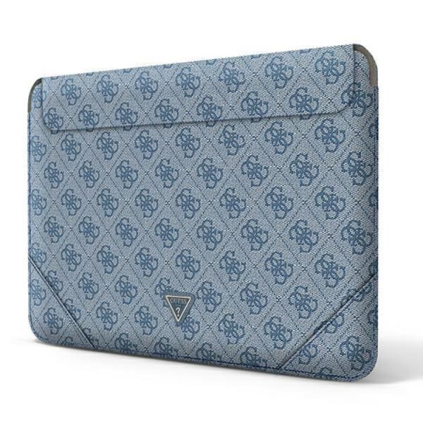 Guess Datorfodral 16'' Uptown Triangle Logo - Blå
