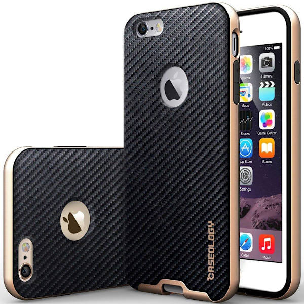 Caseology Bumper Cover til Apple iPhone 6 (S) Plus - Carbon Black Black