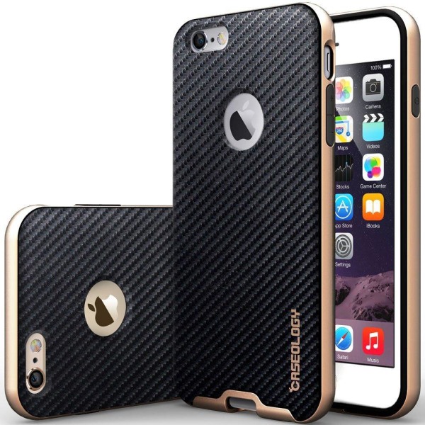 Caseology Bumper Frame Cover til Apple iPhone 6 (S) Plus - Carbon Black