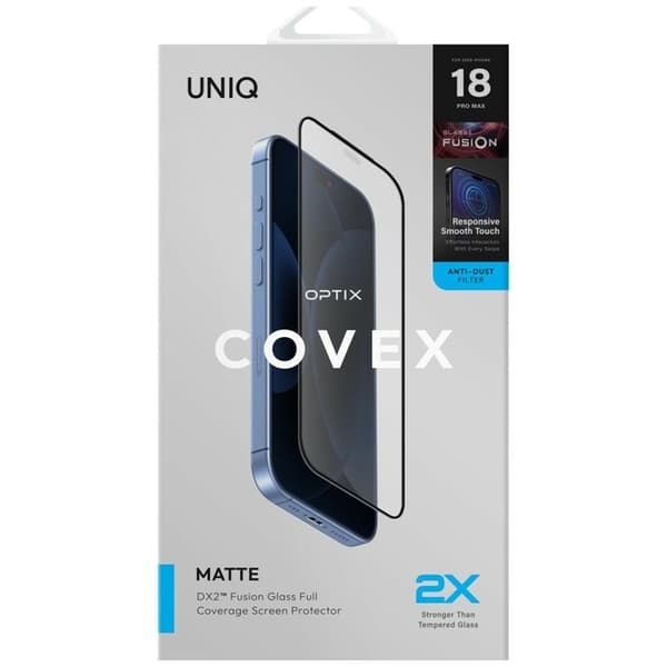 Uniq Härdat Glas Skärmskydd för iPhone 18 Pro Optix Covex