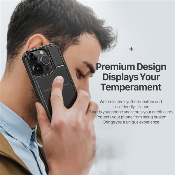 Dux Ducis iPhone 15 Pro Mobilcover Magsafe Kortholder Rafi