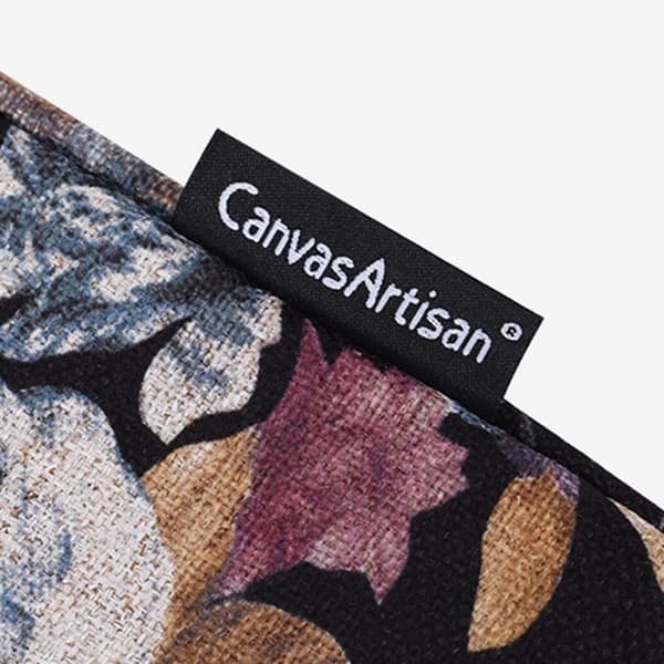 CANVASARTISAN Datorfodral 13'' Watercolor Flower Pattern H2-11 Svart