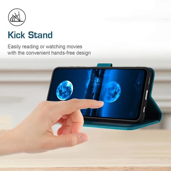 Plånboksfodral för Samsung Galaxy S26 Plus Flip Stand Konstläder - Grön