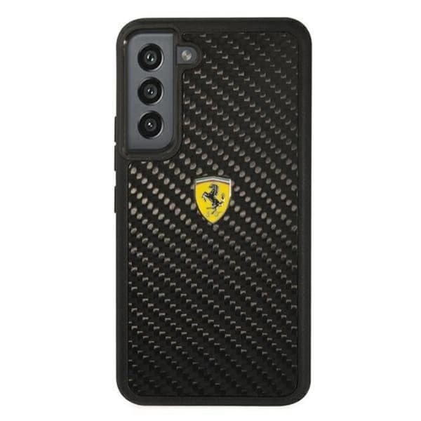 Ferrari On Track Real Carbon Skal Galaxy S22 Plus - Musta Black