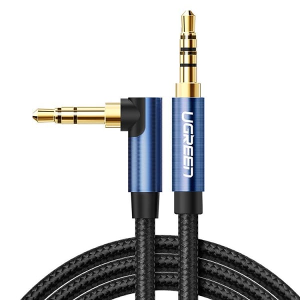 Ugreen Audio kabel 2 x minijack 3,5 mm 1m - Blå