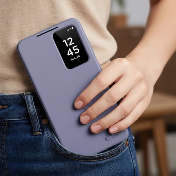 Tech-Protect Pung Etui Til Galaxy S26 Smart - Lilla Lila
