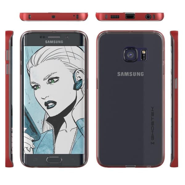 Ghostek Cloak Skal till Samsung Galaxy S6 Edge Plus - Röd Red