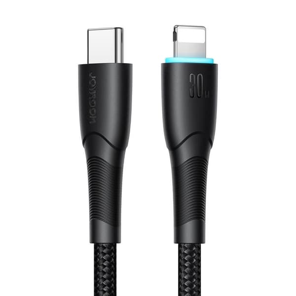 Joyroom Starry USB-C til Lightning 30W Kabel 1m - Sort Black