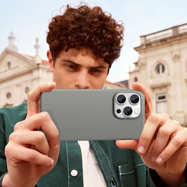 Tech-Protect Mobilskal till iPhone 16 Pro Magsafe Silikon - Clay Silver
