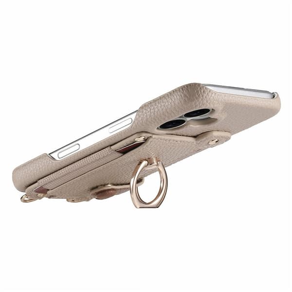 Mobilskal till Google Pixel 9/9 Pro med Korthållare Ring Kickstand - Khaki