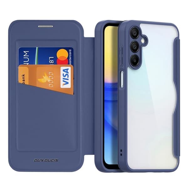 Dux Ducis Galaxy A15 5G/4G Plånboksfodral Skin X Pro - Blå Blå