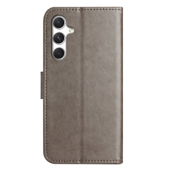 Plånboksfodral för Samsung Galaxy S26 Plus Ställ Konstläder - Grå
