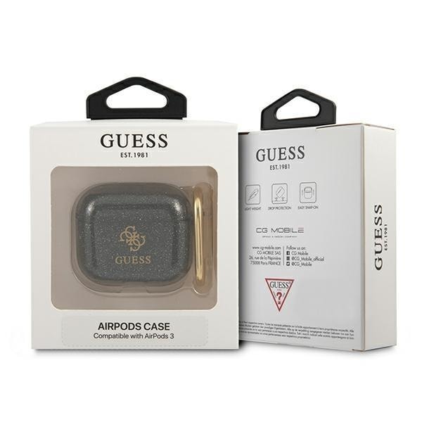 Guess Glitter Collection Skal AirPods 3 - Svart Svart