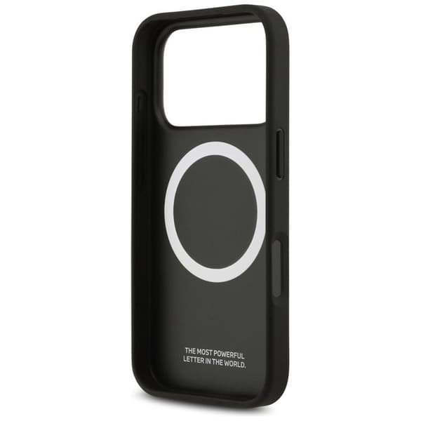 BMW telefontaske til iPhone 17 Pro MagSafe M Kevlar Lines & Logo - Sort Svart