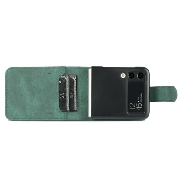 AZNS Galaxy Z Flip 4 Wallet Case Flipping Magnetic - Grøn