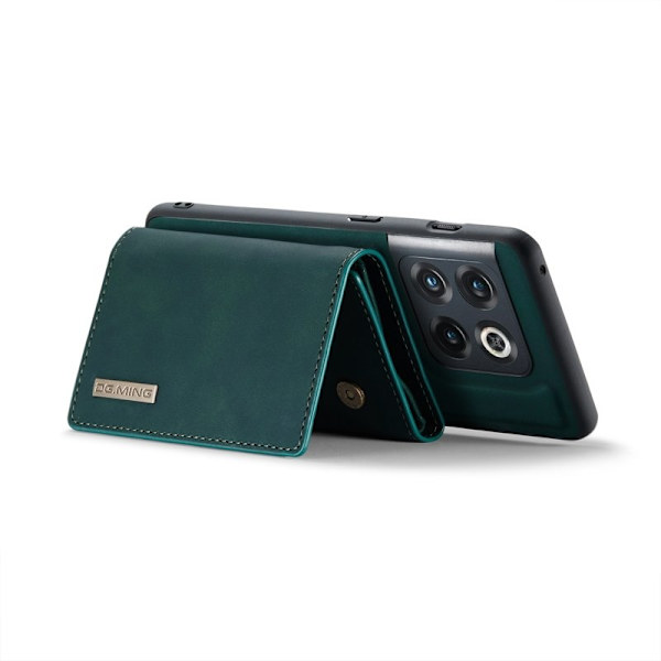 DG.MING OnePlus 10 Pro 5G Konstläder Plånboksfodral Grön