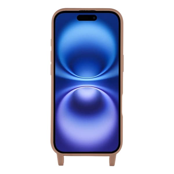 Mobilskal till iPhone 17 TPU med Hål för Rem - Brun Brun