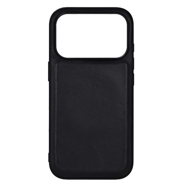BUFFALO Telefontaske til iPhone 17 Pro MagSafe Læder - Sort Svart