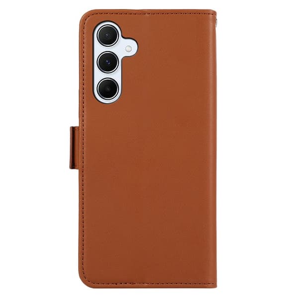 ABEEL Plånboksfodral för Samsung Galaxy S26 Plus Konstläder RFID - Brun