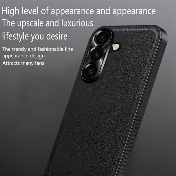 Mobilskal till Samsung Galaxy A55 5G PU + TPU + PC - Brun