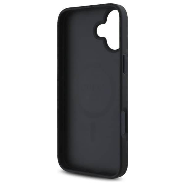Guess telefonetui til iPhone 16 MagSafe 4G Blomsterprint - Sort Black