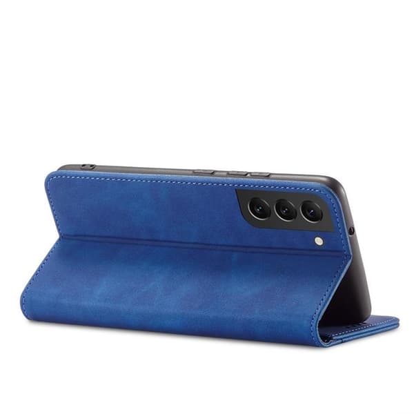 Galaxy S23 Ultra Lompakkokotelo Magnet Fancy - Sininen Blå