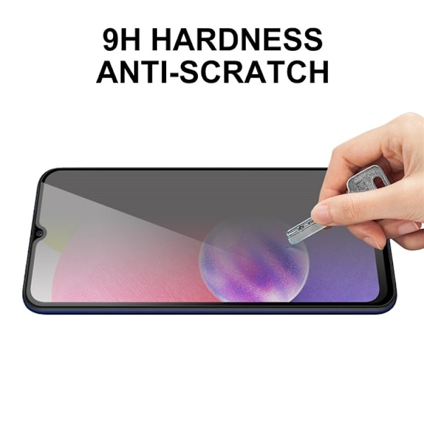 [1-PACK] Privacy Härdat Glas Skärmskydd Galaxy A24 4G Svart