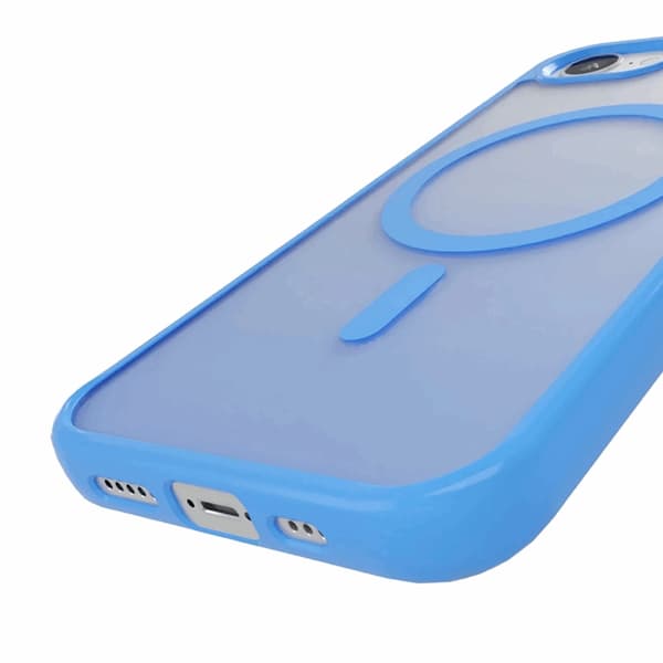Puro Telefontaske til iPhone 16e Magsafe Gradient TPU - Blå Blå