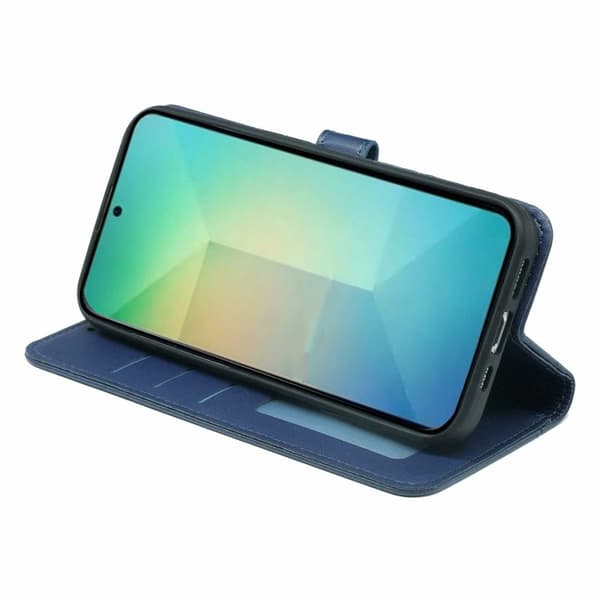 Plånboksfodral för Samsung Galaxy S26 Plus Magnetiskt Konstläder - Blå