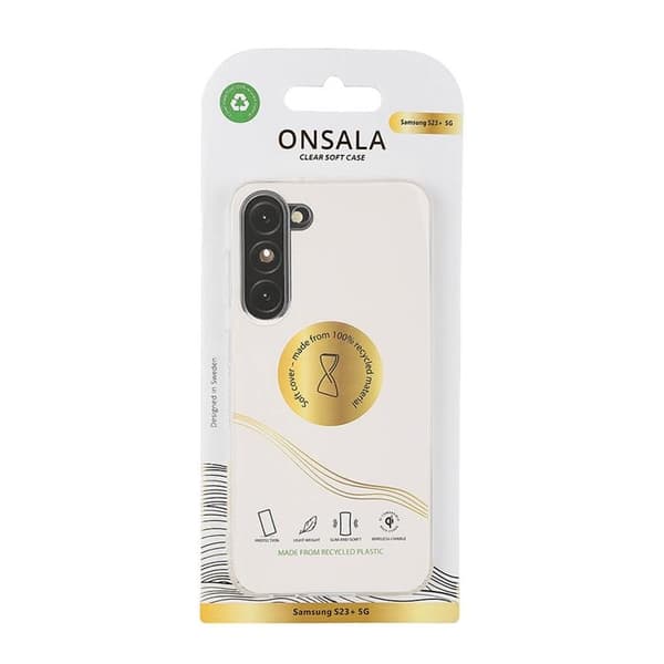 ONSALA Galaxy S23 Plus 5G Kuori TPU - Läpinäkyvä Transparent