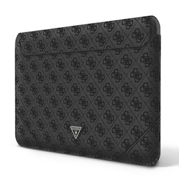 Guess Datorfodral 16'' 4G Uptown Triangle Logo - Musta