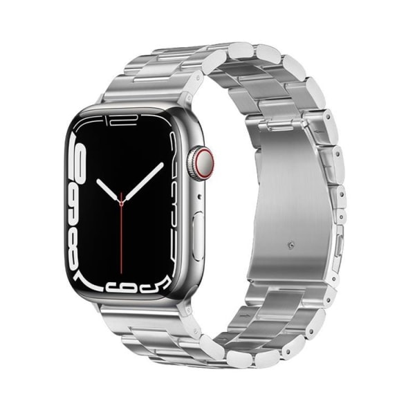 Forcell Apple Watch (38/40/41 mm) Armbånd F-Design - Sølv