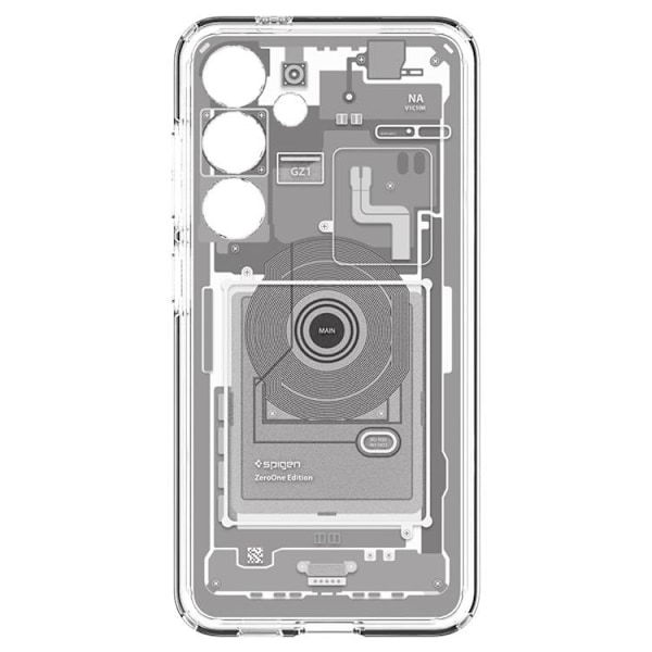 Spigen Galaxy S24 Mobilskal Ultra Hybird - Vit Zero One