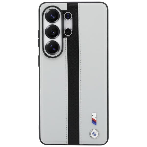 BMW Mobilskal För Galaxy S26 Ultra Magsafe Perforated Stripe Logo - Grå Grå
