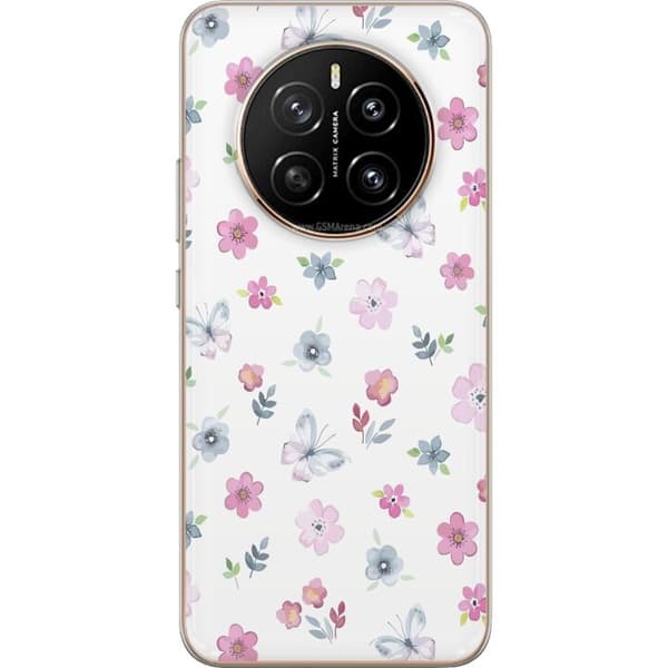 Mobilskal till Honor Magic7 med Blommor och fjärillar
