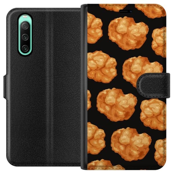 Plånboksfodral till Sony Xperia 10 IV med Nuggets