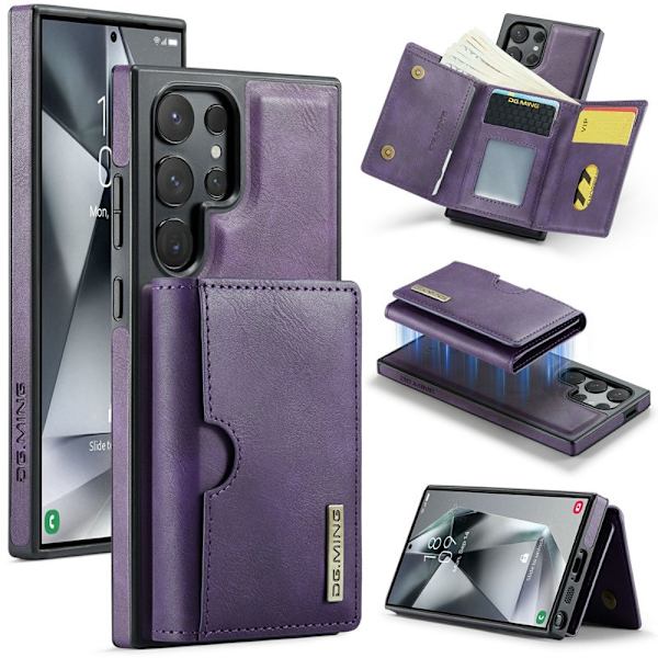 DG.Ming Plånboksfodral för Samsung Galaxy S26 Ultra RFID Blocking - Lila