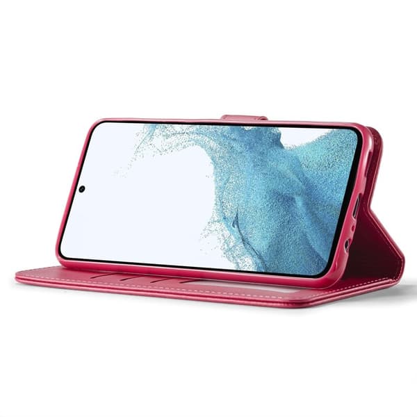 LC.IMEEKE Samsung Galaxy S23 FE Plånboksfodral Konstläder - Rosa