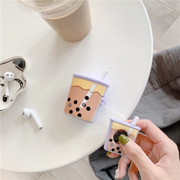 AirPods Pro Skal Boba Milk Tea Silikon - Grön