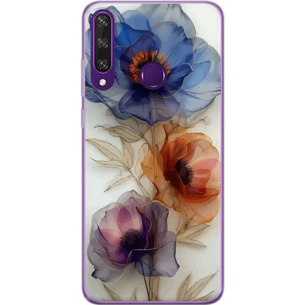 Mobilskal till Huawei Y6p med Silkesblommor