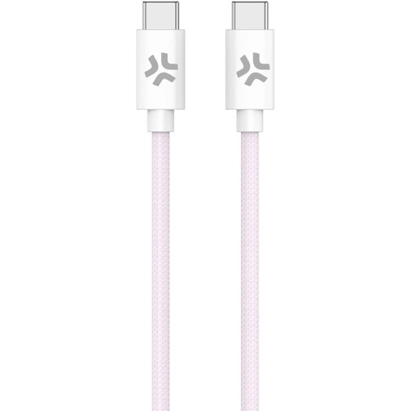 CELLY USB-C till USB-C kabel 60W 1.5m - Rosa