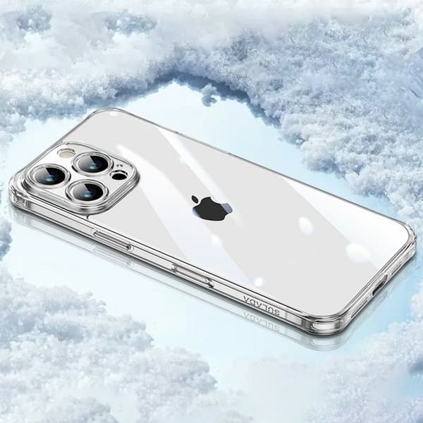 SULADA Mobilskal till iPhone 16 Pro Max TPU + Härdat Glas Transparent