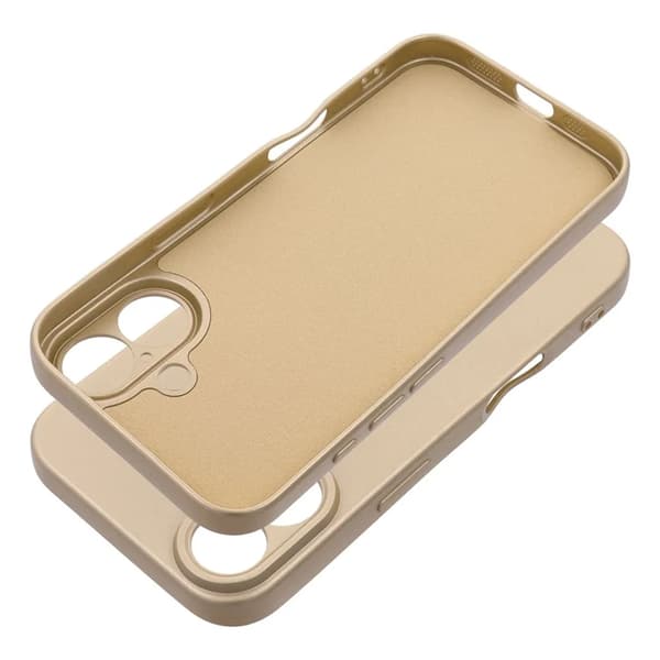 Telefontaske til iPhone 16 Plus Metallic - Guld Guld